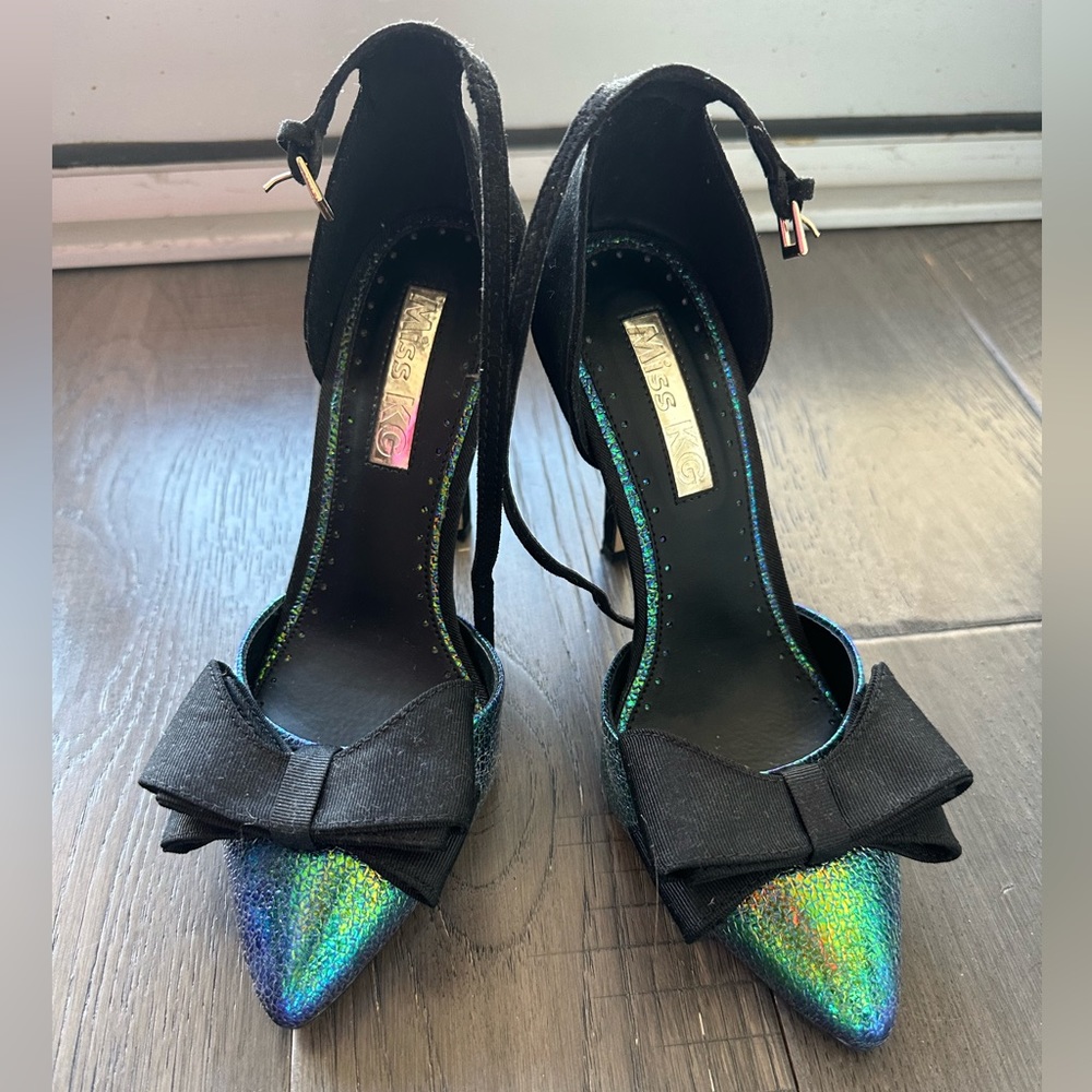 Black Bow Tie KURT GEIGER heels